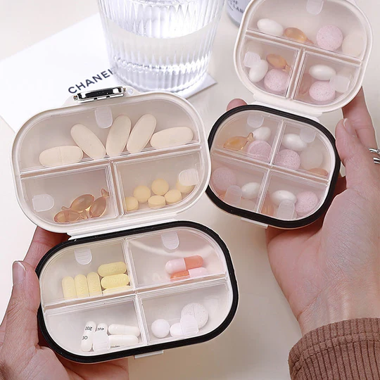 MedEase® | Tragbarer Tabletten-Organizer