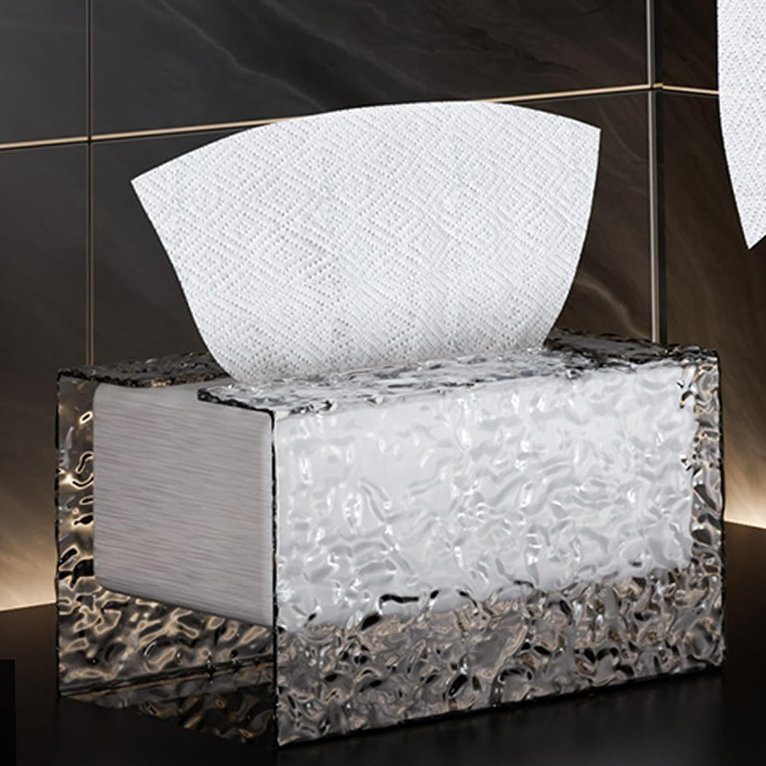 TissueBox® | Multifunktionale Taschentücher-Box mit Gletschermuster ( 1 Stück )