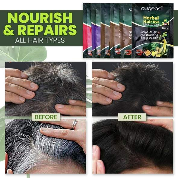 HairRevive® | Pflanzliches Haarfärbeshampoo