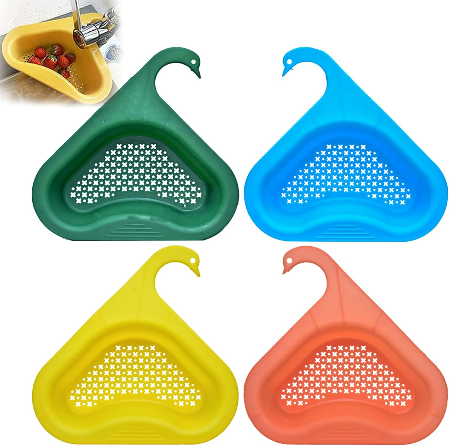 SinkBasket® | Sieb für den Abfluss der Küchenspüle ( 1 + 1 Gratis )