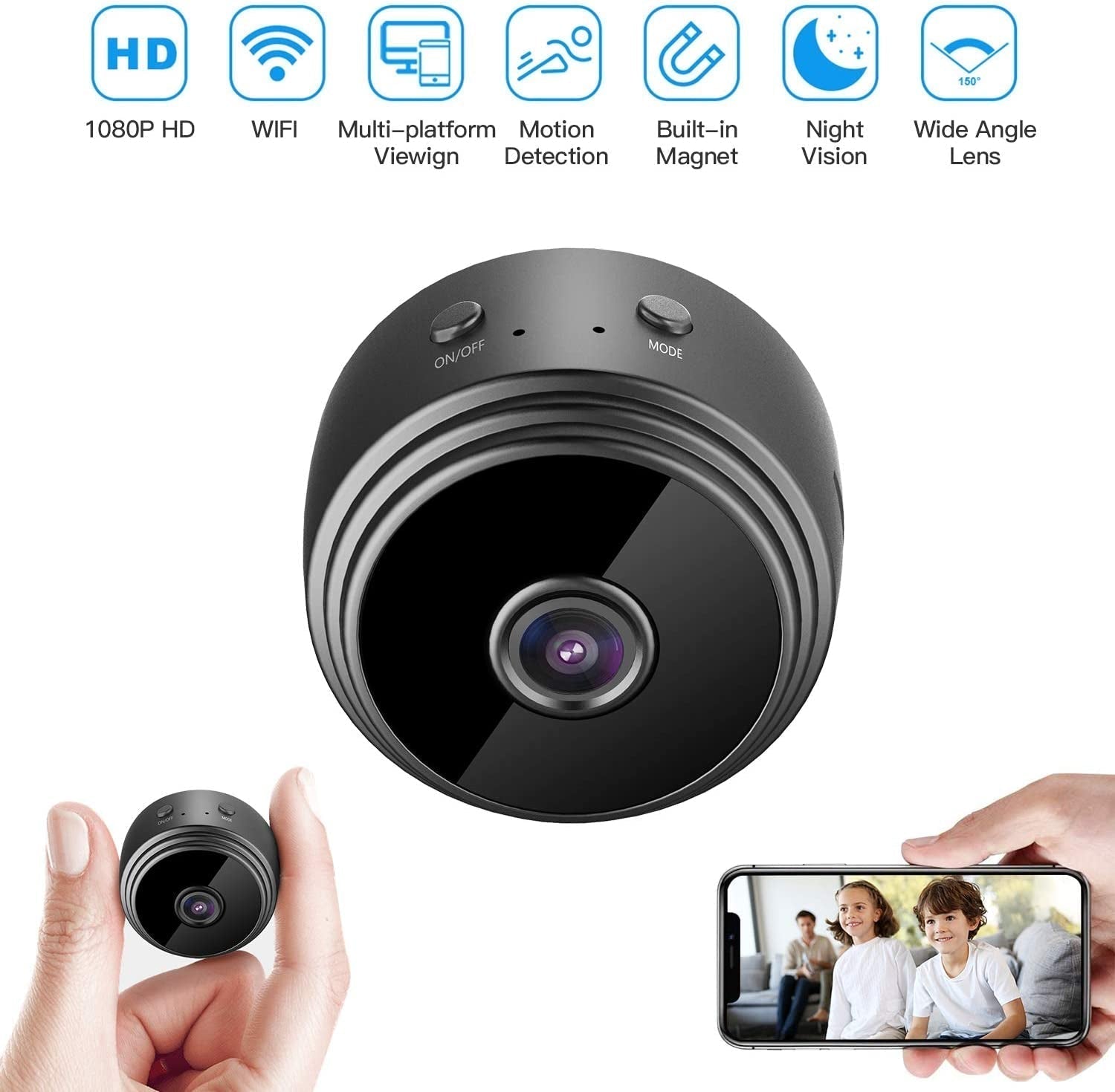 SafeHaven® | WiFi Mini-Kamera HD