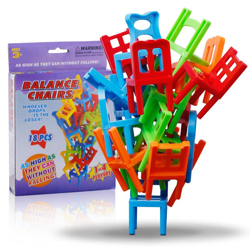 StackingGame® | Stapelbarer Stühleturm Balancierspiel