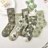 FloralSocks® | Floral-Cotton Damen Socken (5 Paare)