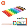 PaintSet® | Kunststoffpinsel-Set für Kinder mit Übungsheft