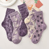 Laden Sie das Bild in den Galerie-Viewer, FloralSocks® | Floral-Cotton Damen Socken (5 Paare)