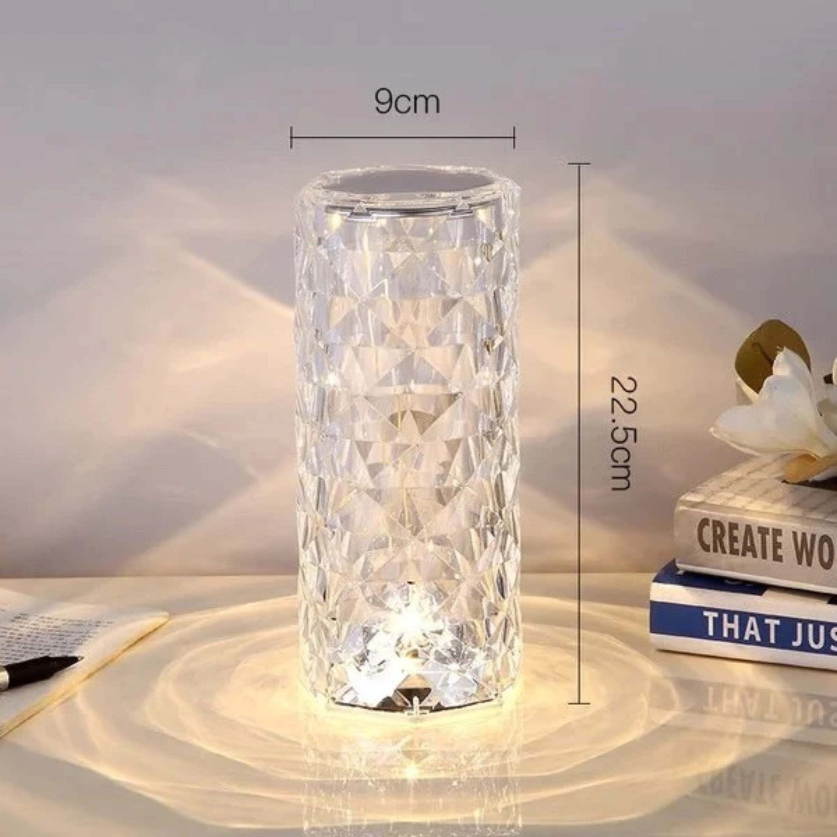 LavishCrystal® | Licht-Schatten Kristall Lampe