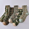 Laden Sie das Bild in den Galerie-Viewer, FloralSocks® | Floral-Cotton Damen Socken (5 Paare)