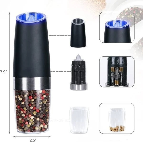 AutoGrinder® | Automatische Salz- und Pfeffermühle mit LED-Licht